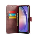 Mobil lommebok DG-Ming 2i1 Samsung Galaxy A54 5G - Rød