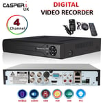 5MP Smart CCTV DVR Recorder Box 4 Channel CH 1080P Full HD System HDMI UK