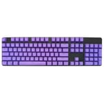 Sytaun PBT Keycaps,104Pcs/Set PBT Universal Backlit Key Cap Keycaps for Cherry Mechanical Keyboard Purple