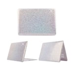 Apple Glitter Macbook Pro 13.3 Retina Läder Fodral - Silver Paljet