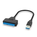 Cable adaptateur USB 3.0 vers SATA, convertisseur externe SATA vers USB 3.0, cable adaptateur de disque dur pour transfert de donn¿¿es SSD/HDD de 2,5
