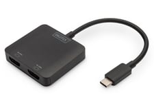 USB-C - 2x HDMI MST Video Hub DP 1.4, HDMI 2.0, 4K/60Hz