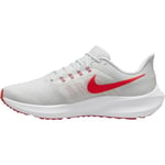 Nike Homme Air Zoom Pegasus 39 Sneaker, Platinum Tint Lt Crimson White Adobe, 45.5 EU