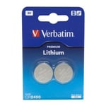 Verbatim Cr2450 3v Lithium Battery 2p