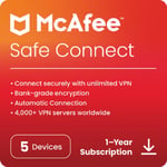 McAfee Safe Connect, 5 Devices