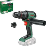 Bosch Cordless Combi Drill AdvancedImpact 18V-80 QuickSnap (for Drilling and Screwdriving; 18V System; Brushless; 82 Nm; 13mm Drill Chuck; Auxiliary Handle; Without Battery)