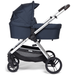 3 in 1 Travel System Pushchair Stroller Car Seat Navy Combo Set Baby Elegance UK