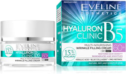 Eveline Cosmetics Hyaluron Clinic Wrinkle Replenishing Day and Night Cream 60+ 5