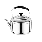 UPKOCH Stovetop Tea Kettle Stainless Steel Whistling Tea Kettle Teapot 5.5L