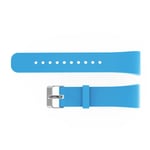 Samsung Gear Fit2 Pro Enkelt silikon klockband - Ljus blå