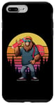 Coque pour iPhone 7 Plus/8 Plus Sac à dos amusant Bigfoot pour professeur de rentrée scolaire Sasquatch