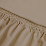 Kayori Edo Dra På Lakan Split Bomullssatin Khaki 200x200-210
