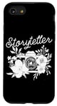 Coque pour iPhone SE (2020) / 7 / 8 Photographe Storyteller Appareil photo vintage Fleurs Photographie
