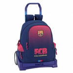 FC Barcelona Schoolbag To Rollers Trolley L Backpack 43 CM Detachable 295586