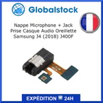 Nappe Microphone + Jack Prise Casque Audio Oreillette Pour Samsung J4 (2018) J400f