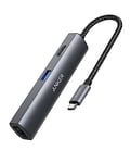 Anker Adaptateur de concentrateur, Adaptateur USB C 5 en 1 avec USB C 4K vers HDMI, Port Ethernet, 3 Ports USB 3.0, pour MacBook Pro, iPad Pro, XPS, Pixelbook, etc