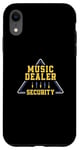 Coque pour iPhone XR Funny Music Dealer Security Un producteur de musique et des ingénieurs du son