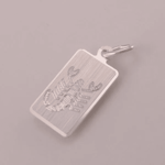 Guld Carlsèn Hänge stjärntecken 9 X 15 mm silver (tecken: Skorpionen)