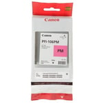 GENUINE CANON PFI 106PM PHOTO MAGENTA ink tank Mar 2024 IMAGEPROGRAF iPF6300