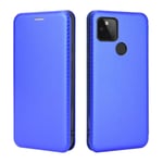 Dhongf Case for Google Pixel 5 Case Fold Case Shockproof Anti-fall Card bag Phone case Cover Flip case for Google Pixel 5 Blue