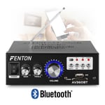 AV360BT Mini Bluetooth Hifi Stereo Amplifier Home Audio System Amp MP3 USB