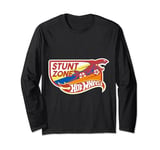 Official Hot Wheels Racing 'Stunt Zone' Logo Long Sleeve T-Shirt