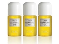 DHC DEEP CLEANSING OIL 3 x 30 ml Bottle travel size 3floz NEW + FREE SAMPLES!!