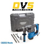 Draper SDS Hammer Drill Max Rotary Driver 1600W Drill Bit & Chisel In Case 56407