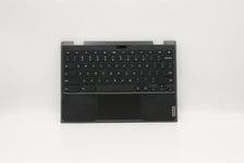 Lenovo Chromebook 500e 2nd Keyboard Palmrest Top Cover US Black 5CB0Y57803