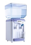Jocca - Distributeur d'eau avec Réservoir de 7 litres| Blanc et Violet| Fontaine à Eau| 24,5 x 23 x 34 cm| sans BPA| Pas d'Adaptateur pour Bouteille|