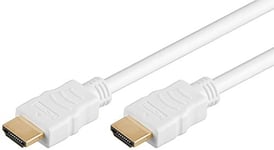goobay 61023 Câble HDMI haute vitesse avec Ethernet/4K Ultra HD et ARC pour moniteurs, PS5 et Xbox 7,5 m