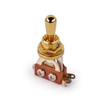 MEC Toggle Switch, ON/ON/ON, DP3T - Gold