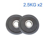 Barbell Plates 2 Pieces Of 2.5KG/5KG/10KG/15KG/20KG/25KG A Pair Olympic Weights 50mm/2inch Center Weight Plates For Gym Home Fitness Lifting Exercise Work Out Man and Woman (Color : 2.5KG/6lb x2)