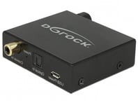 Delock Digital til analog phono med Headphone Amplifier