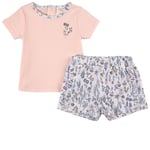 Carrément Beau Floral T-shirt Och Shorts Set Rosa | Rosa | 3 months