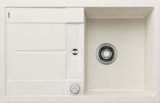 Diskho Blanco Diskho Metra 45 S Silgranit Delikat Vit Reversibel, Automatisk Stoppning.