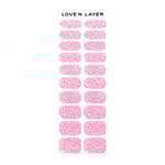 Love'n Layer Leo Poppy Pink Självhäftande nagellack