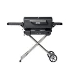 Masterbuilt® Portable Charcoal Grill and Smoker with Cart Black