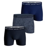 Björn Borg Kalsonger 6P Essential Shorts Blå Mönstrad bomull Small Herr
