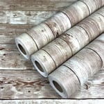 Blå dröm träådringseffekt tapet vintage kontaktpapper
