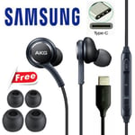 USB C Type C Earphones Headphones Earbuds For Samsung Galaxy S22 S21 Ultra S20Fe
