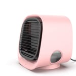 Refroidisseur d'air portable 5 en 1 Mini rafraîchisseur d'évaporation, climatiseur avec veilleuse LED et purificateur, rafraîchisseur d'air personnel avec USB pour la maison et le bureau