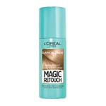 L'Oreal Magic Retouch Dark Blonde Temporary Instant Root Concealer Spray, Use with Home or Salon Hair Dye or Hair Colour, Ideally Conceals Grey Hair with Easy Application, 75 ml