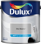 Dulux Smooth Creamy Matt Emulsion Paint - Chic Shadow  2.5 L -Walls and Ceiling