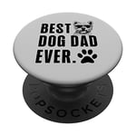 West Highland White Terrier Westie Dad Best Dog Dad Ever Homme PopSockets PopGrip Interchangeable