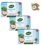 3 x 90g Dalan Coconut Oil Cream Soap Ultra Moisturizing Beauty Bar