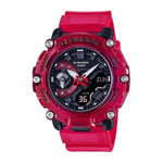 Casio G-Shock Watch GA2200SKL-4AER Red Sound Waves Skeleton Series Watch