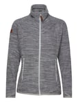 Hareid Fleece W Jacket Nohood Sport Sweat-shirts & Hoodies Fleeces & Midlayers Grey Bergans