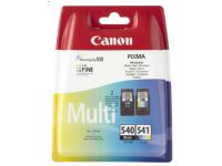Canon PG-540 / CL-541 Multipack - 2-pack - 8 ml - svart, farge (cyan, magenta, gul) - original - blekkpatron - for PIXMA MG3150, MG3510, MG3550, MG3650, MG4250, MX395, MX475, MX525, MX535, TS5150, TS5151
