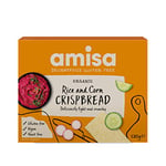 Amisa Organic Gluten Free Rice and Corn Crispbread 120 g (Pack of 6)